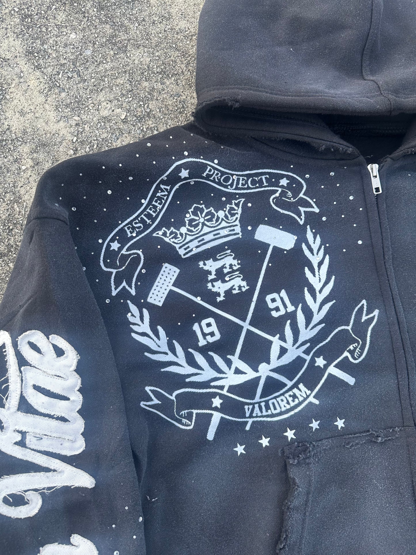 “Life’s Value” Zip-Up Jacket